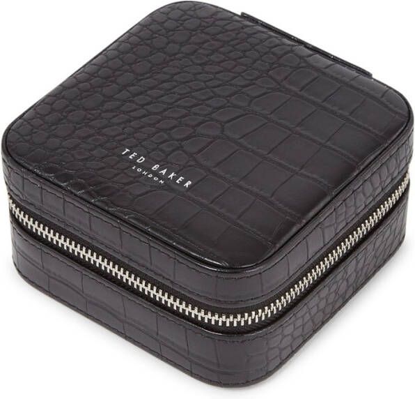 Ted Baker Hazelli sieraden case met crocostructuur