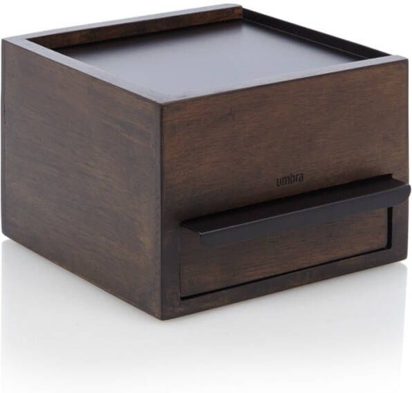 Umbra Stowit Sieradendoos 15, 5 cm Walnoot