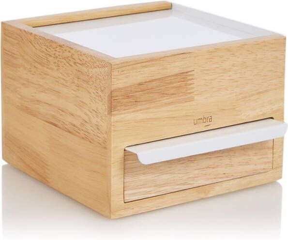 Umbra Stowit Mini Jewelry Box White/natural