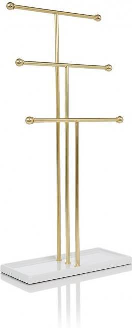 Umbra Trigem Sieradenhouder H 48 cm Wit/Goud
