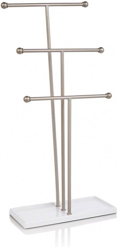 Umbra Trigem Sieradenhouder H 48 cm Wit/Zilver