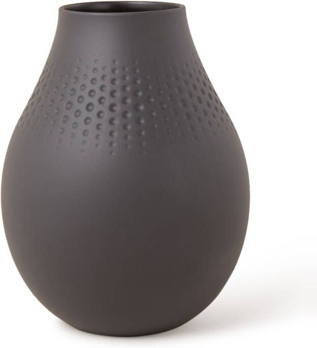 Villeroy & Boch Manufacture Collier Noir Vaas Perle M 20 cm