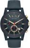 Armani Exchange Horloges Outerbanks Blauw online kopen