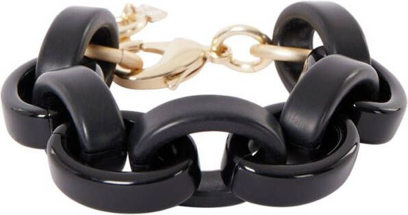 Camps & Camps Oval Resin Link armband verguld