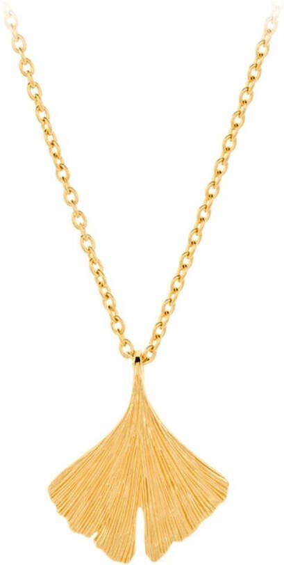 Pernille Corydon Biloba ketting verguld