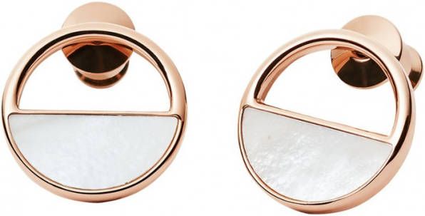 skagen Oorbellen Agnethe SKJ0998791 Ros&#233, goudkleurig