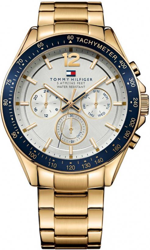 Tommy Hilfiger 1791121 Luke Roestvrijstalen horloge-Goud - Yulook.be