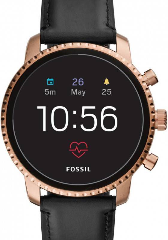 fossil q ftw4016 explorist hr braun