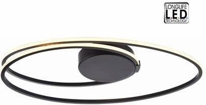 Freelight Plafondlamp Ophelia Oval Led Mat Zwart
