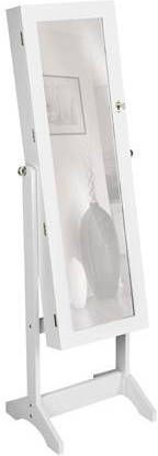 Tectake Vitrinekast Wit Mdf