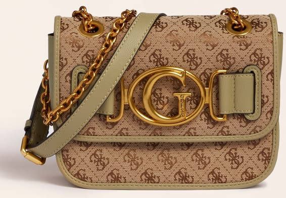 Guess Bolso Crossbody Flap Hwaile P , Bruin, Dames