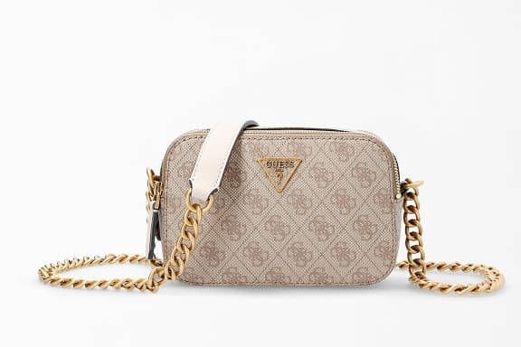 Guess Schoudertas Noelle Crossbody Camera Grijs