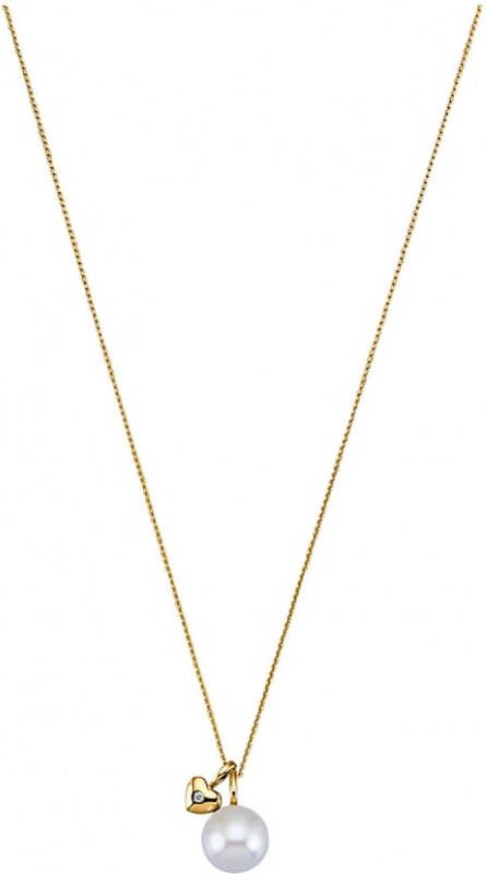 AMY VERMONT Collier met diamant Geelgoudkleur