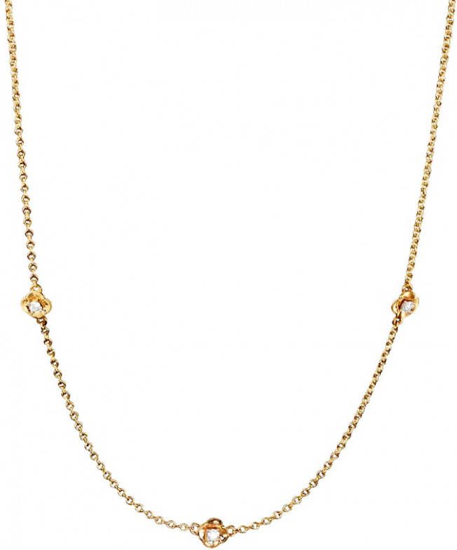 AMY VERMONT Collier met diamanten Geelgoudkleur