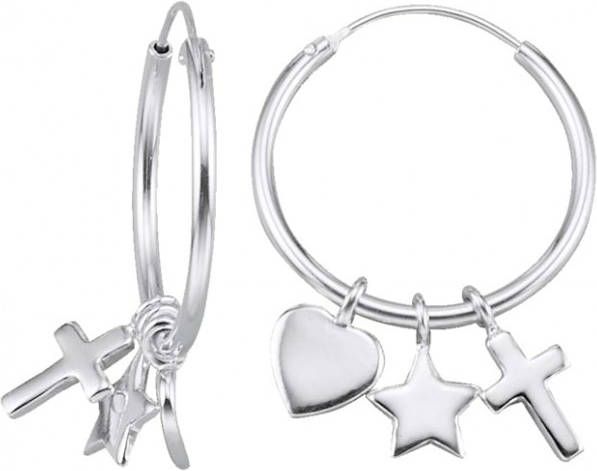 AMY VERMONT Creolen Zilverkleur