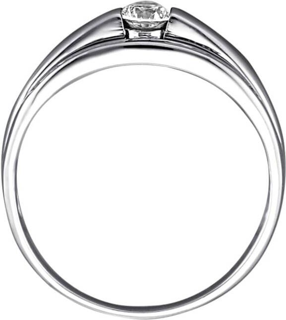 AMY VERMONT Damesring met synth. zirkonia's Zilverkleur