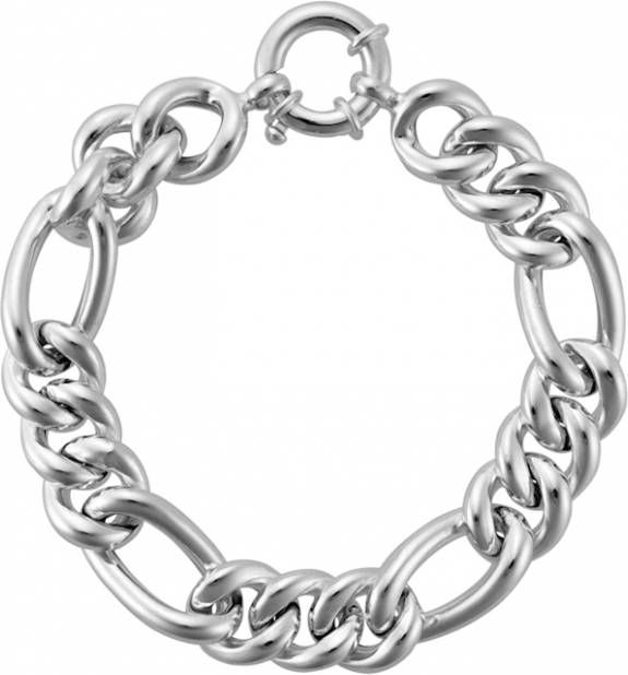 AMY VERMONT Figaro armband Zilverkleur