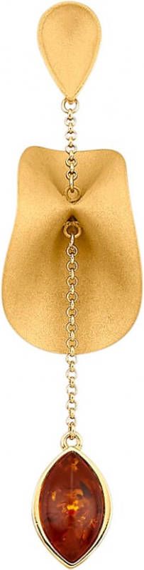 AMY VERMONT Hanger met barnstenen Bruin