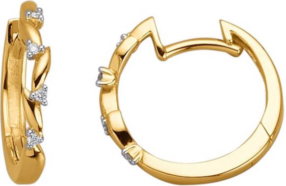 AMY VERMONT Klapcreolen Geelgoudkleur