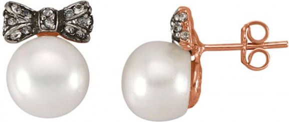 AMY VERMONT Oorstekers met cultivé zoetwaterparels Wit