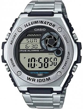 Casio Herenchronograaf COLLECTION MWD 100HD 1AVEF Zilverkleur
