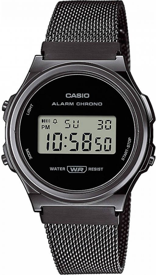 Casio Digitale dameschronograaf A171WEMB 1AEF Grijs