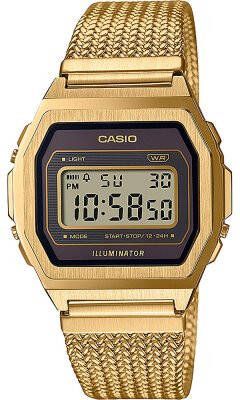 Casio Digitale dameschronograaf A1000MGA 5EF Goudkleur