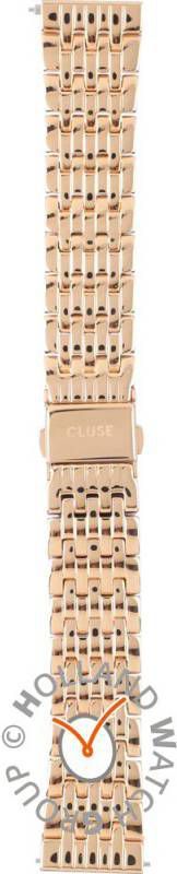 cluse Horlogebandjes Multi Link Strap 18 mm Rosé, goudkleurig