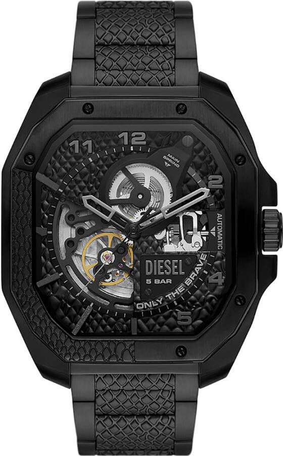 Diesel DZ7472 Flayed Black Reptilia horloge
