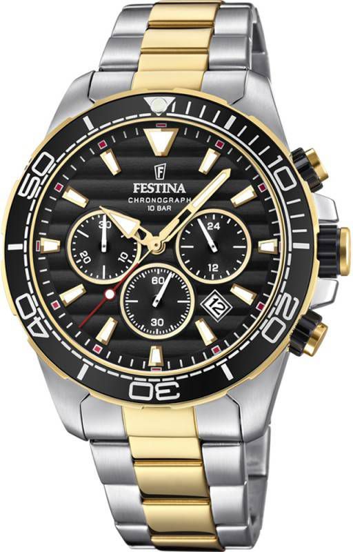 Festina Orologio Uomo Cronografo Prestige , Grijs, Heren