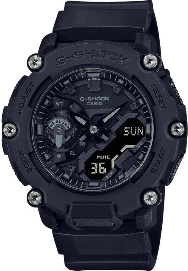 G-SHOCK G Shock Classic Style GA 2200BB 1AER Carbon Core Guard horloge