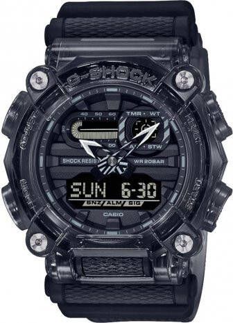 G-SHOCK G Shock Classic Style GA 900SKE 8AER Skeleton Series Black horloge