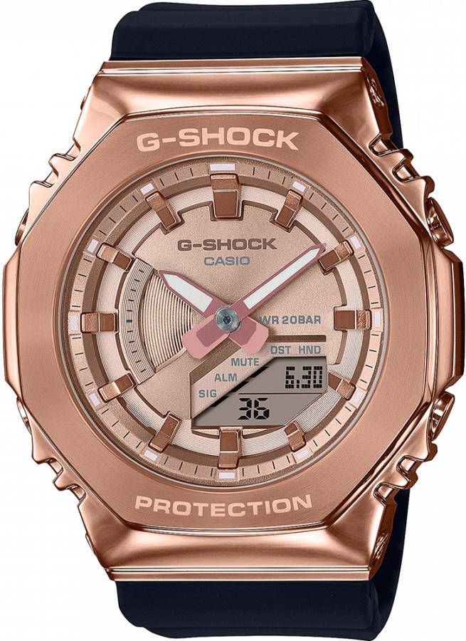 G-SHOCK G Shock Classic Style GM S2100PG 1A4ER Metal Covered CasiOak Lady horloge