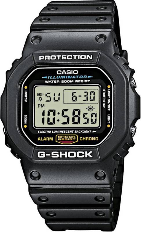 G-SHOCK G Shock Horloges The Origin DW 5600E 1VER Zwart