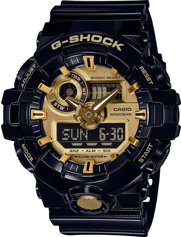 G-SHOCK G Shock Classic Style GA 710GB 1AER Streetwear Garrish Black horloge
