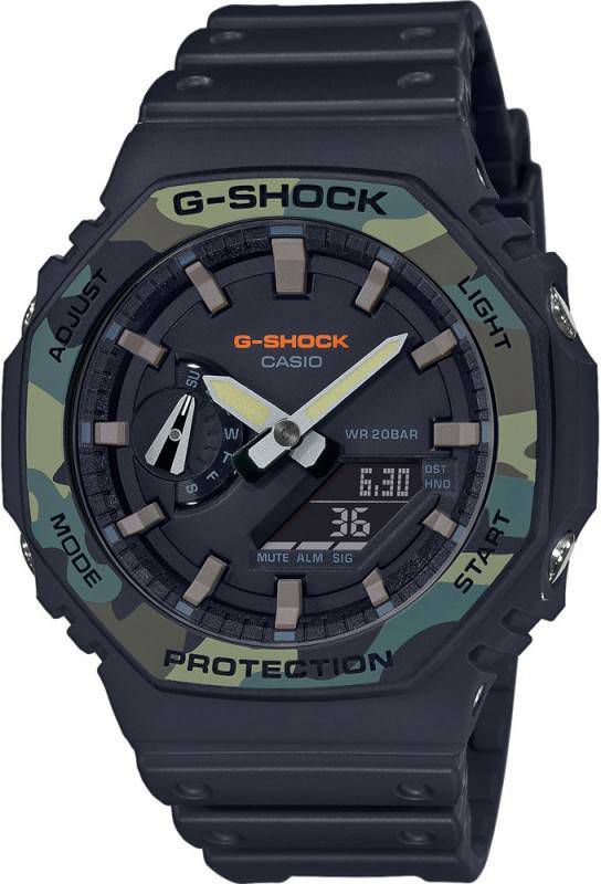 G-SHOCK G Shock Classic Style GA 2100SU 1AER Carbon Core horloge