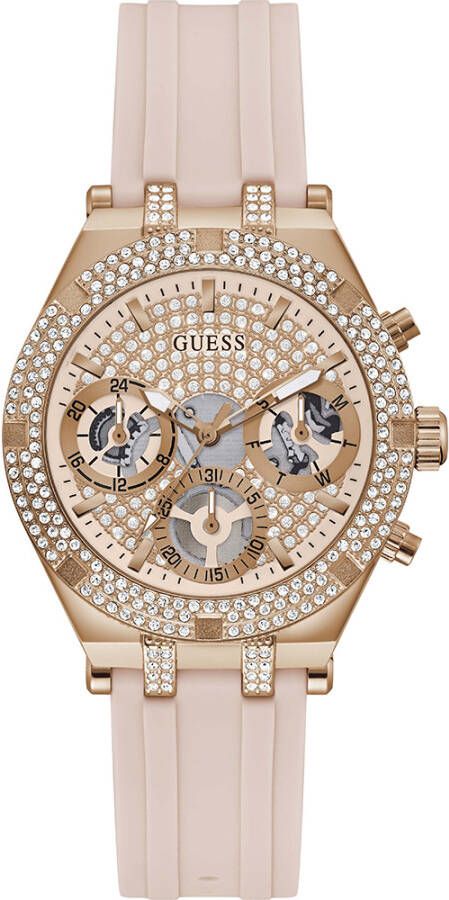 Guess Multifunctioneel Horloge Met Kristallen