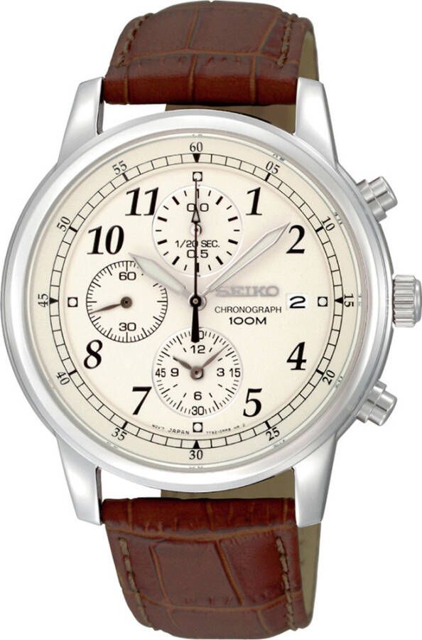 Seiko Horloges SNDC31P1 Zilverkleurig