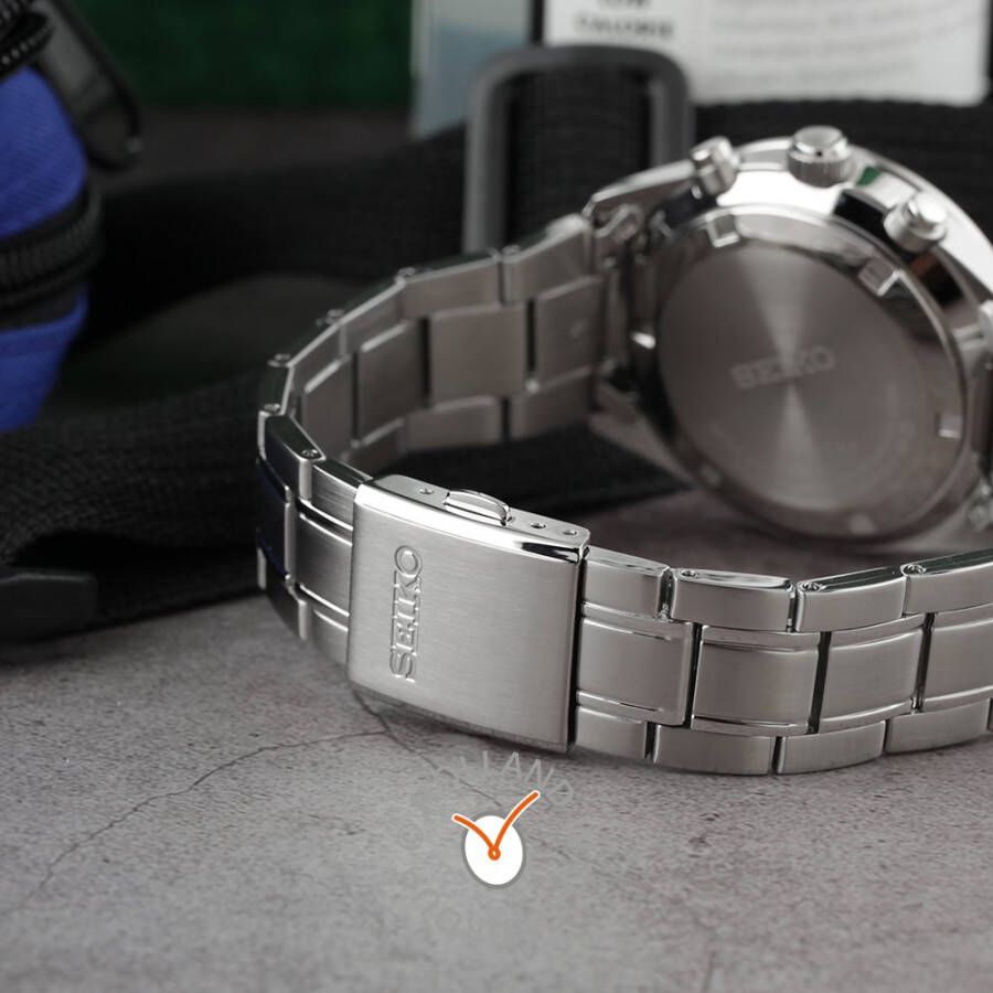 Seiko Horloges SSB379P1 Zilverkleurig