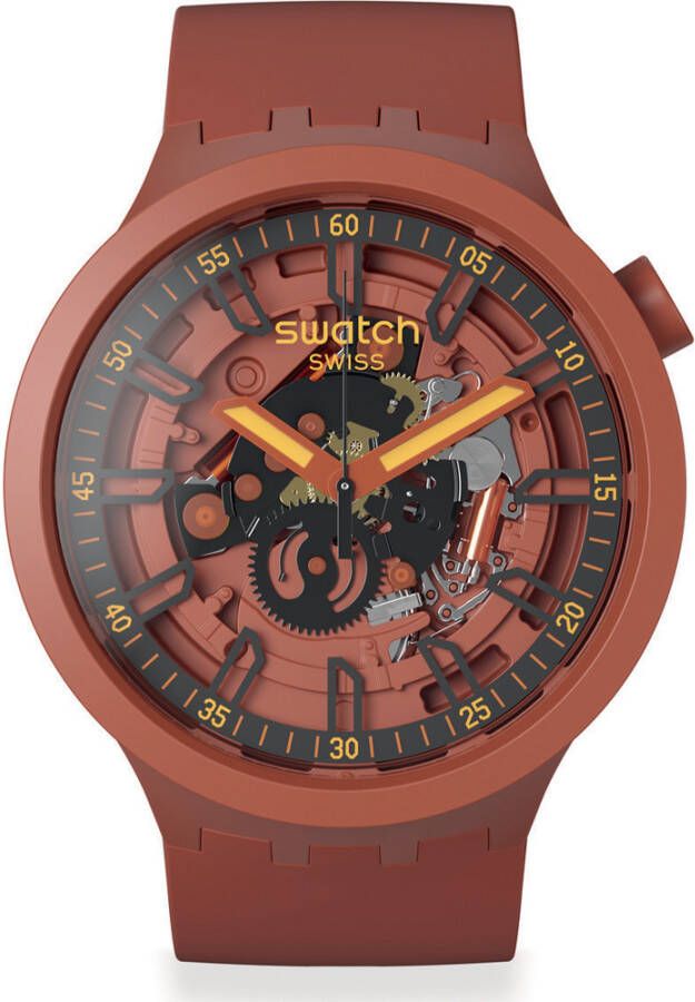 Swatch Big Bold SB01R100 Open Hearts horloge