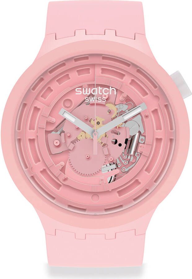 Swatch Big Bold SB03P100 C Pink horloge