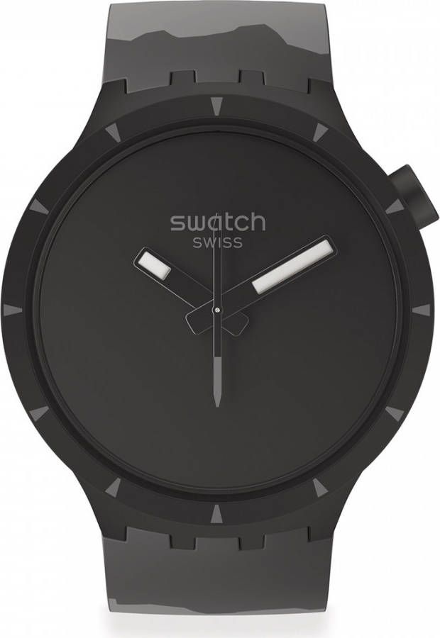 Swatch Big Bold SB03B110 Basalt horloge