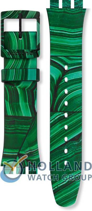 Swatch NewGent Strap ASUOB122 SUOB122 Marmora Verde Horlogeband