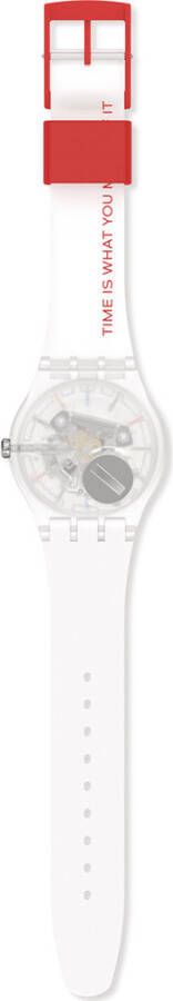 Swatch Specials SO29Z105 2022 Olympic Collection Red rivers and mountains horloge