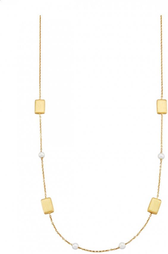 AMY VERMONT Collier met cultivé zoetwaterparels Wit