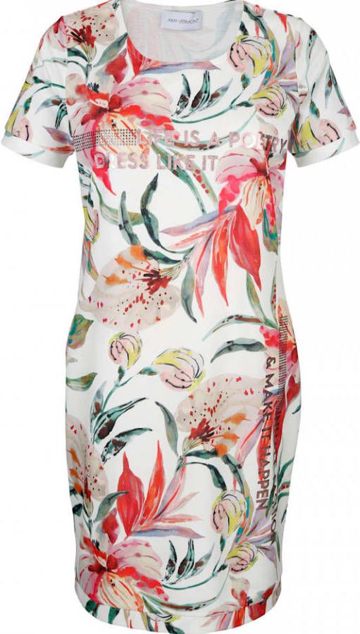 AMY VERMONT Jurk Wit/Multicolor