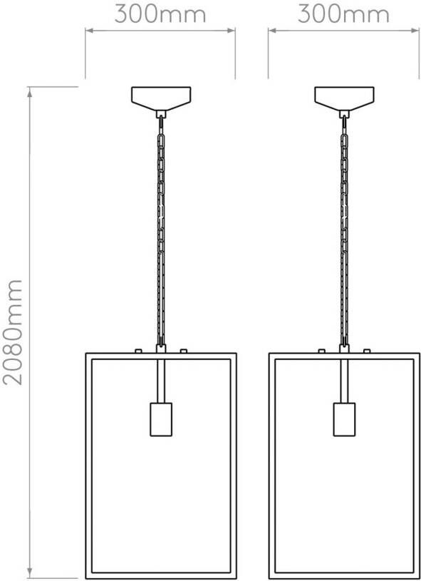 Astro Homefield Pendant 450 HL excl. E27 zwart