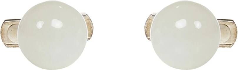 Brioni Manchetknopen Wit Heren