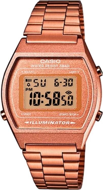 Casio Horloges Vintage Edgy B640WC 5AEF Rosé, goudkleurig