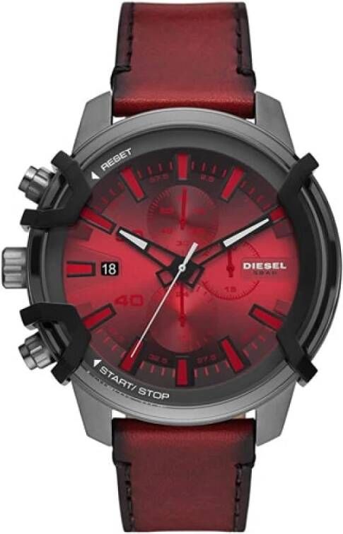 Diesel Horloges Rood Heren